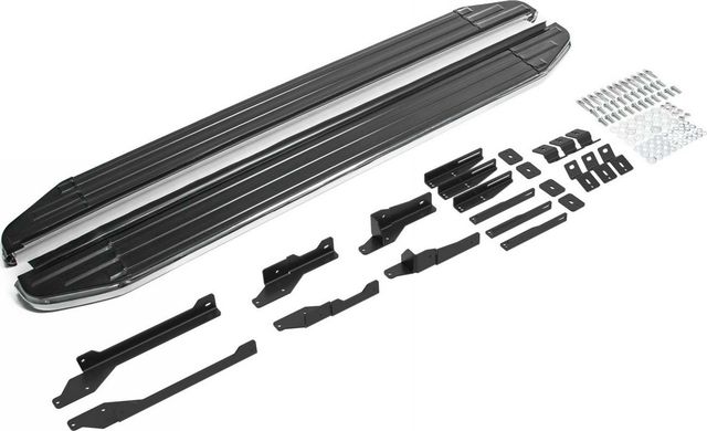 Пороги на автомобиль "Premium" Rival для Exeed TXL 2020-2026. Артикул A180ALP.0907.1