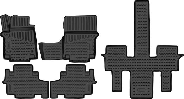 Коврики 3D Element для салона Hyundai Staria 2021-2026. Артикул ELEMENT3DA66988210