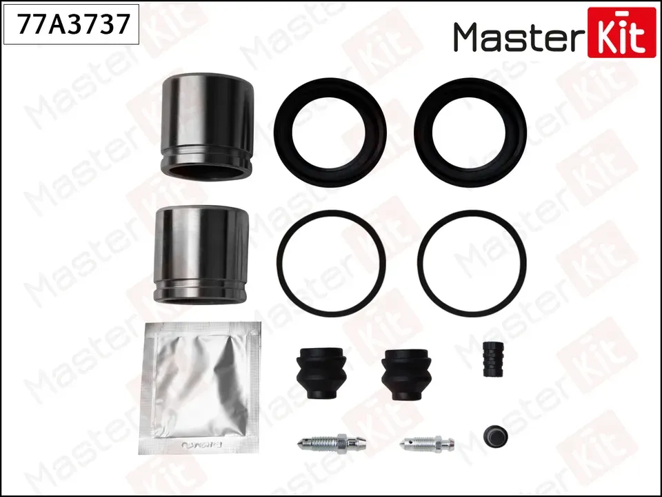 77A3737 Ремкомплект тормозного суппорта + поршень Kia CARNIVAL II (GQ) 1999 - 2007 (Master KIT). Артикул 77a3737