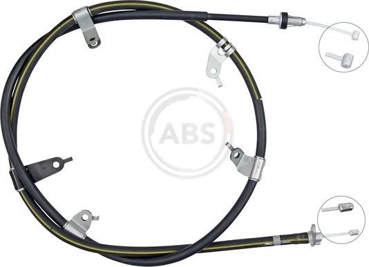 Трос ручника (тросик ручного тормоза) ABS. Артикул K10174