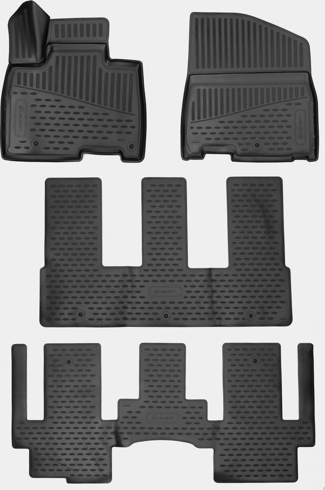 Коврики 3D Element для салона Kia Carnival IV (Prestige, кроссвэн) 2020-2026. Артикул ELEMENT3DA66518210