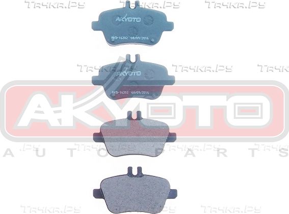 Тормозные колодки Akyoto Packing AKYOTO. Артикул AKD-16202
