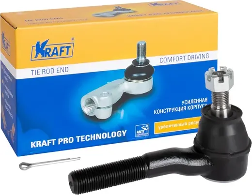 Наконечник рулевой тяги Mitsubishi L200 (96-06) (Kraft). Артикул KT032348