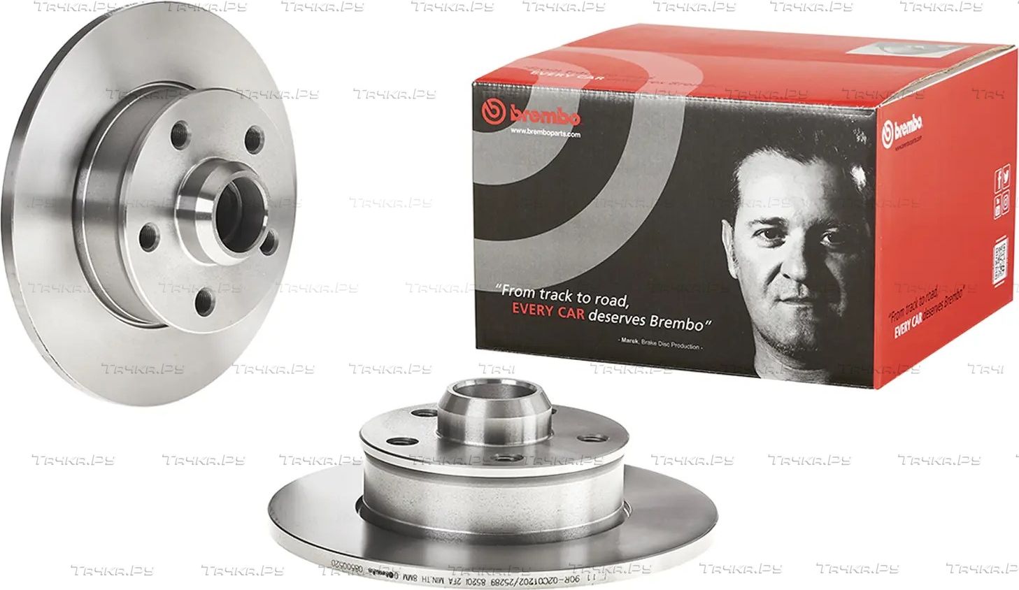 Тормозной диск Brembo задний для SEAT Toledo I 1993-1999. Артикул 08.5005.20
