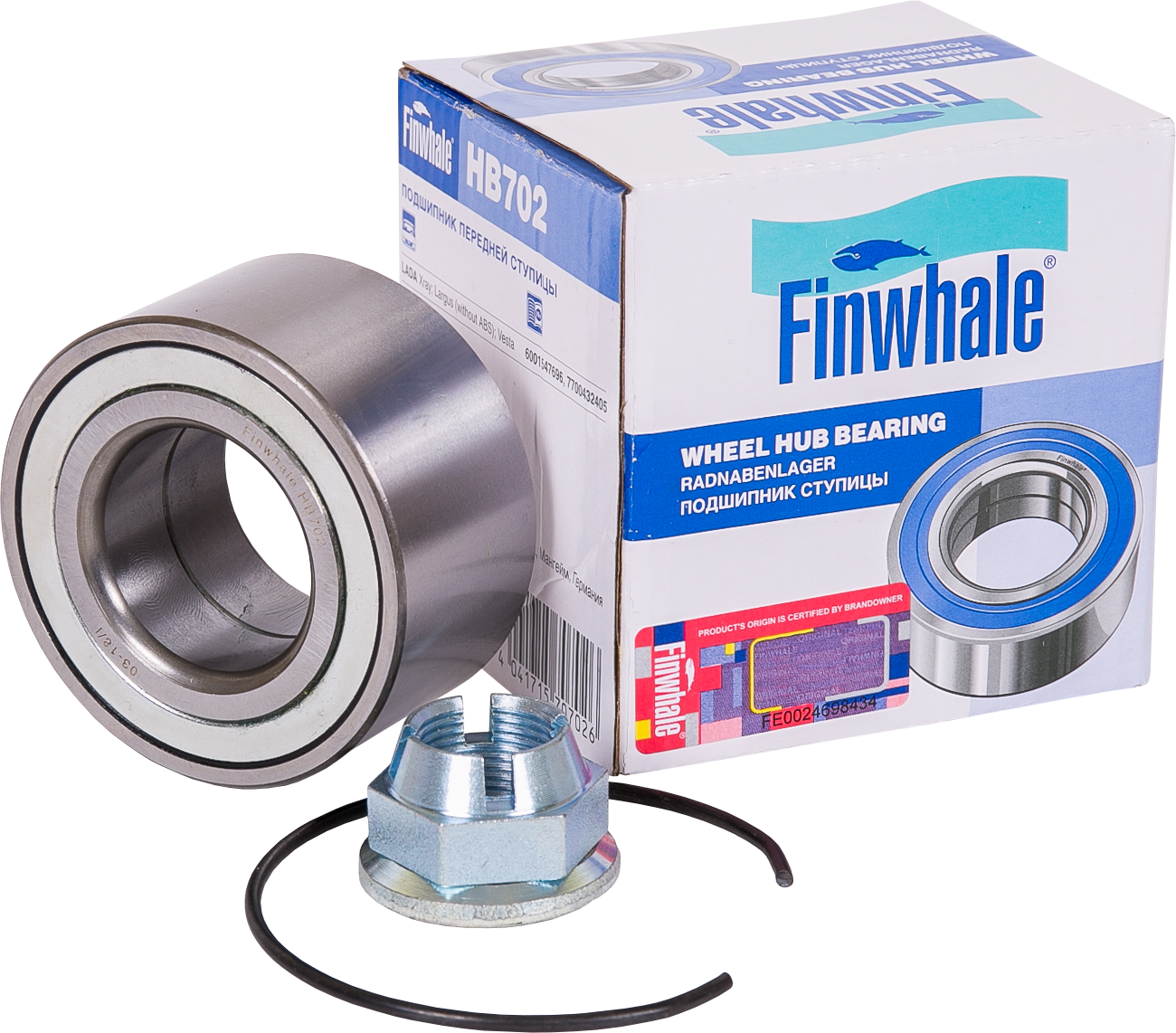 Ступичный подшипник (комплект) Finwhale. Артикул HB702