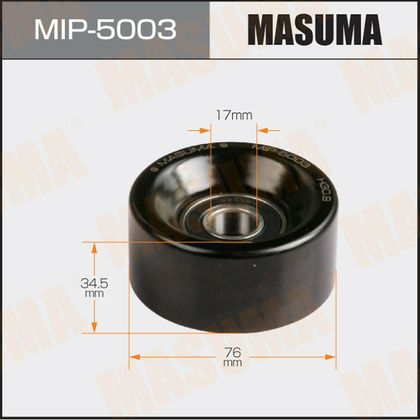 Натяжной ролик (натяжитель) приводного клинового зубчатого ремня Masuma для Honda CR-V III 2009-2012. Артикул MIP-5003