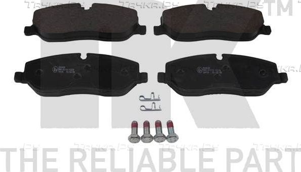 Тормозные колодки NK передние для Land Rover Range Rover III 2002-2012. Артикул 224030