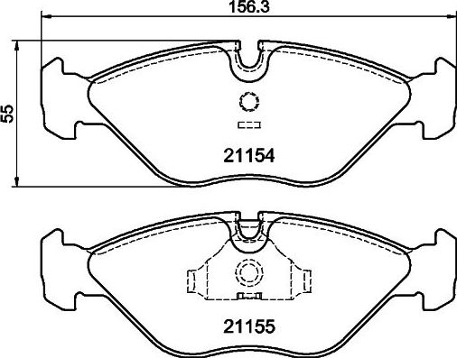 Тормозные колодки Hella Pagid. Артикул 8DB 355 007-591