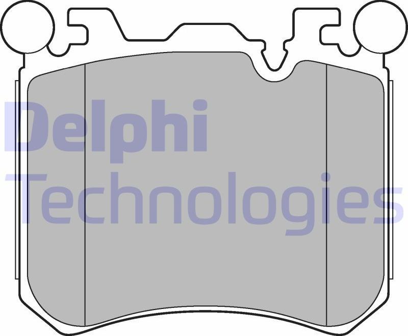 Тормозные колодки Delphi (Low-Metallic). Артикул LP2287