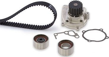 Помпа (водяной насос) с комплектом ремня ГРМ Gates PowerGrip® для Mazda Premacy I (CP) 1999-2005. Артикул KP15510XS