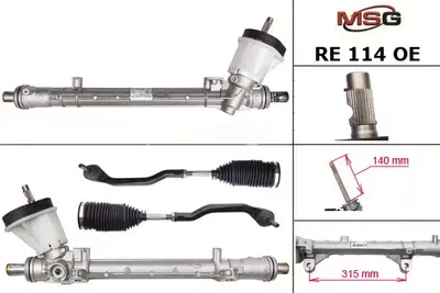 Рейка рулевая (MSG). Артикул RE114OEM