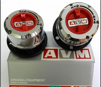 Хабы колесные AVM ручные усиленные (2 шт.) для Toyota Hilux VI 1997-2005. Артикул AVM-413HP