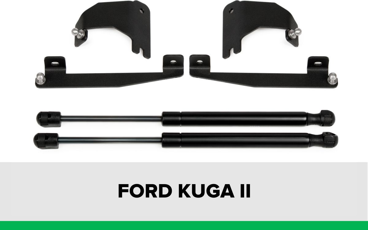 Амортизаторы (упоры) капота Pneumatic для Ford Kuga II 2013-2019. Артикул KU-FD-KG02-02