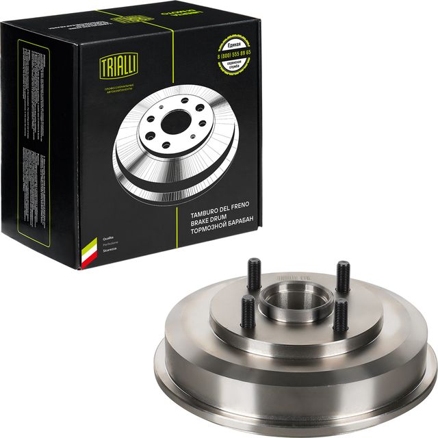 Тормозной барабан Trialli задний для Ford Focus I 1998-2005. Артикул TF 216284