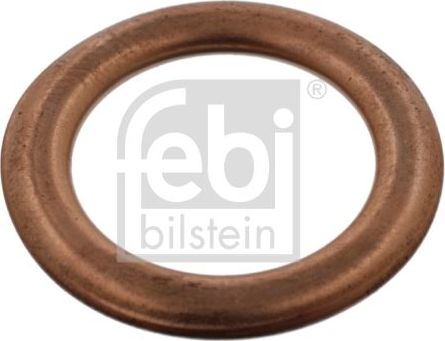 Уплотнительное кольцо маслосливной пробки TOYOTA/VOLVO/VAG+Skoda /14x21x1,8mm FEBI 36495 Febi Bilstein (медь). Артикул 36495