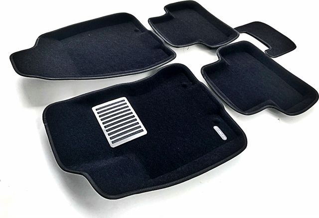 Коврики текстильные Euromat 3D Lux для салона Nissan X-Trail T31 2007-2014. Артикул EM3D-003721