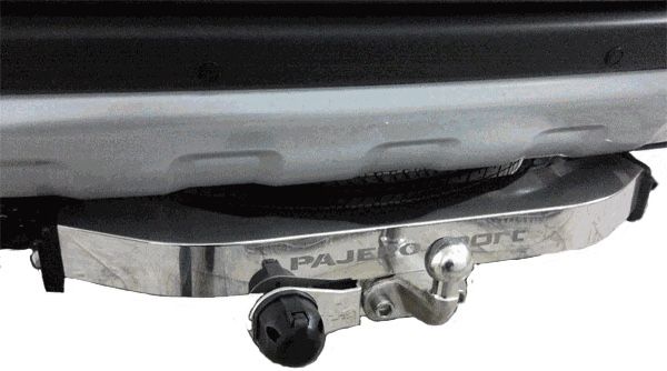 Фаркоп Baltex для Mitsubishi Pajero Sport III рестайлинг 2021-2026 крюк торцевой оцинкованный на двух болтах. Артикул 149332