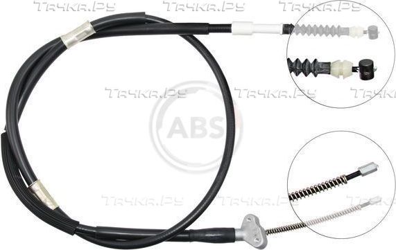 Трос ручника (тросик ручного тормоза) ABS. Артикул K12888