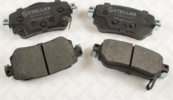 Тормозные колодки Stellox. Артикул 000 671B-SX
