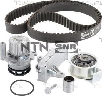 Помпа (водяной насос) с комплектом ремня ГРМ NTN / SNR для Skoda Superb I 2001-2002. Артикул KDP457.540