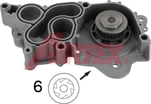 Помпа (водяной насос) Airtex для Audi Q3 I (8U) 2013-2018. Артикул 1995