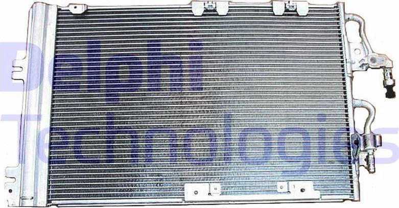 Радиатор кондиционера (конденсатор) Delphi. Артикул TSP0225667