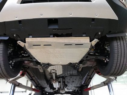 Защита алюминиевая АВС-Дизайн для картера и КПП Honda CR-V IV 2015-2016. Артикул 09.31ABC