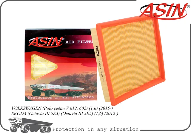 Фильтр воздушный (Asin). Артикул ASINFA2629