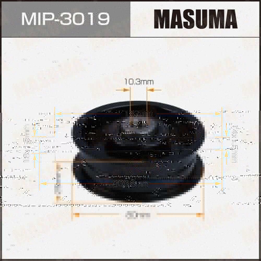 Ролик поликлинового ремня направляющий (Masuma). Артикул MIP-3019