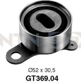 Натяжной ролик (натяжитель) ремня ГРМ NTN / SNR. Артикул GT369.04
