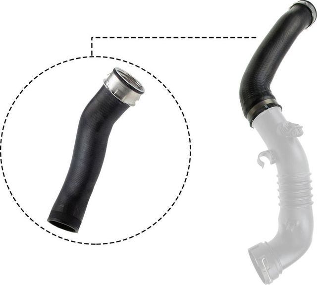 Патрубок интеркулера Gates (ПЭ (полиэтилен)). Артикул 09-0182