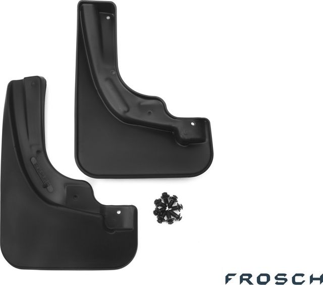 Брызговики Frosch (в коробке) передняя пара для Opel Corsa D хэтчбек 2006-2014. Артикул FROSCH.37.14.F11