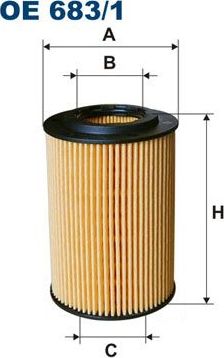 Масляный фильтр Filtron. Артикул OE 683/1