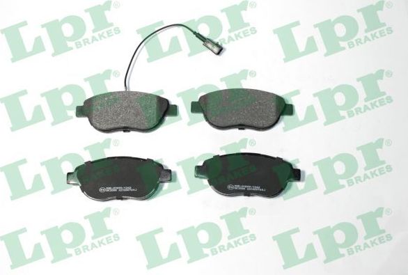 Тормозные колодки LPR передние для Fiat Doblo II 2010-2026. Артикул 05P764