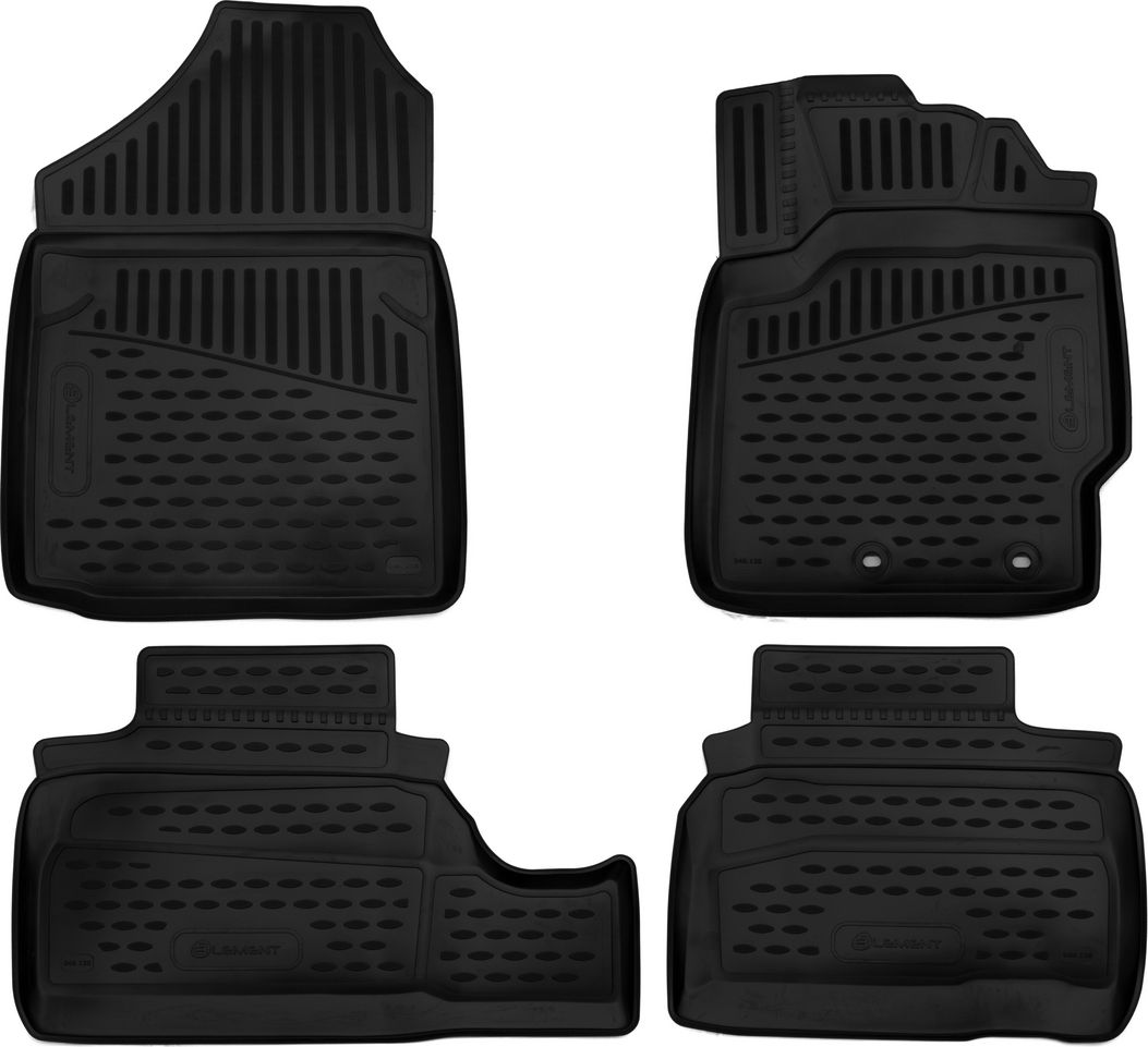 Коврики 3D Element для салона Toyota Vitz III седан (правый руль) 2010-2016. Артикул ELEMENT3D48138210k