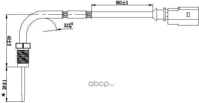 Датчик температуры выхлопных газов (Magtechnic). Артикул MAG0085OG