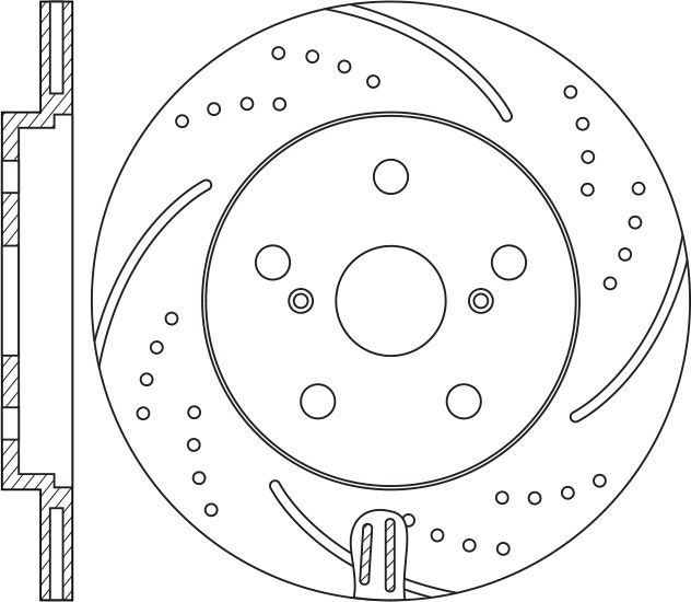 Тормозной диск NiBK. Артикул RN1932DSET