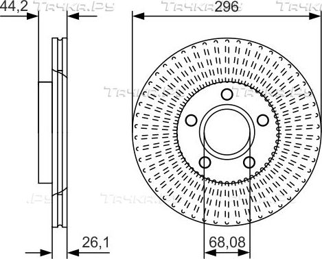 Тормозной диск Bosch передний для Nissan Juke I 2010-2017. Артикул 0 986 479 D15