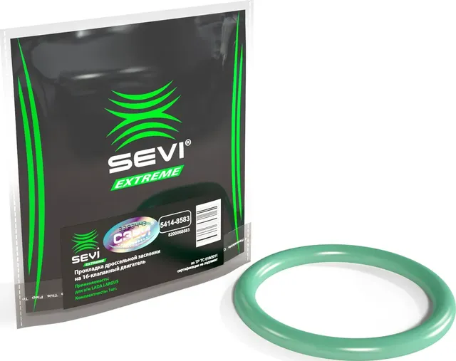 Прокладка дроссельной заслонки на 16-клапанный двигатель LADA Largus SEVI 54148583 Sevi. Артикул 5414-8583