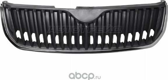 РЕШЕТКА SKODA SUPERB 08- ХРОМ ЧЕРН (SAT). Артикул STSDS10930