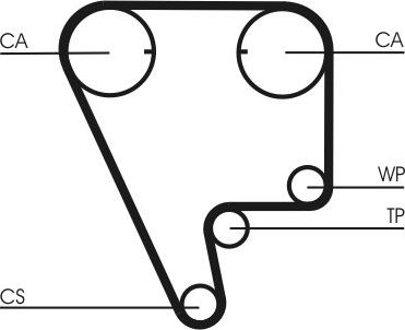 Ремень ГРМ ContiTech для Rover 600 1993-1999. Артикул CT804