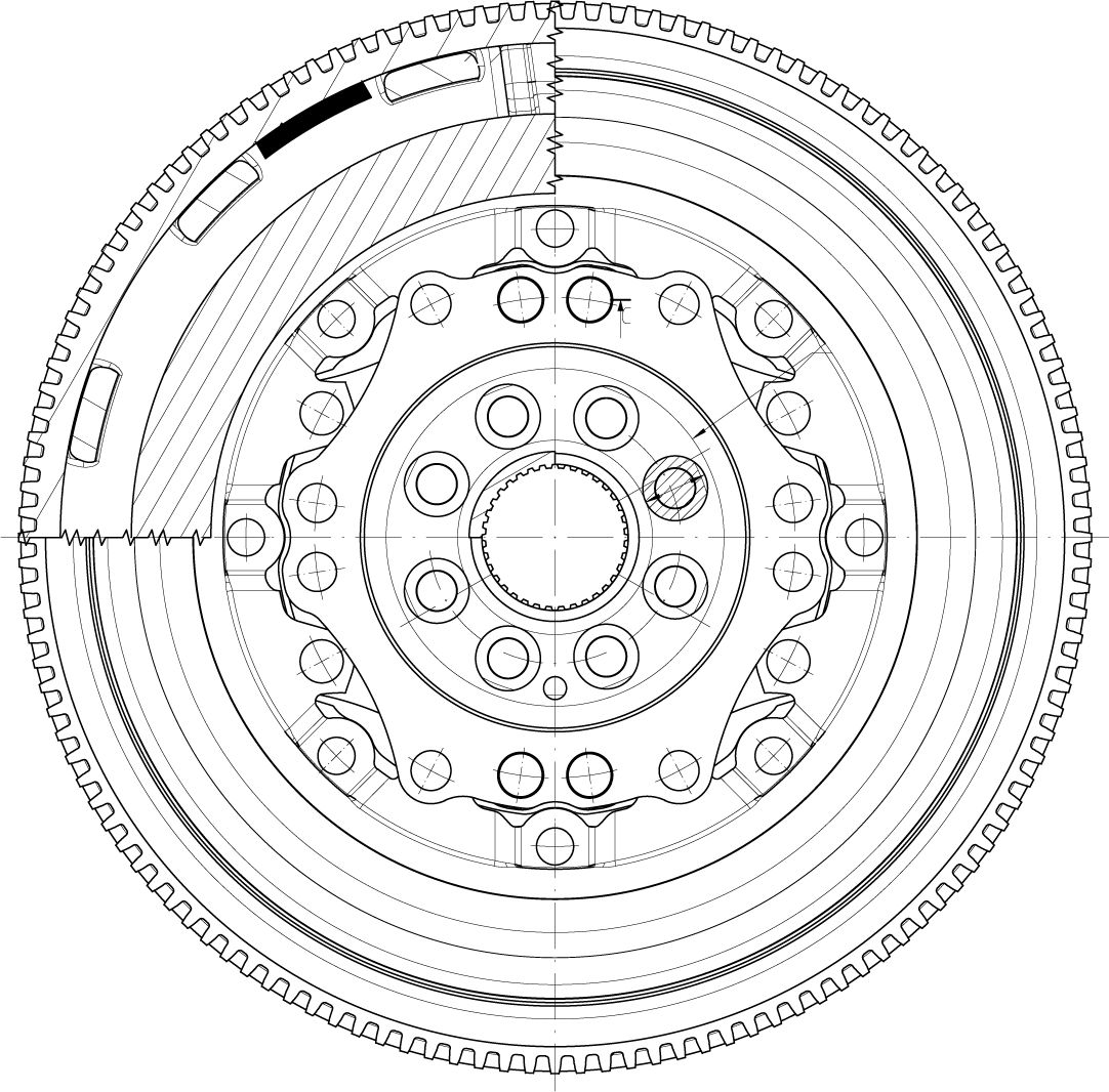 Маховик Trialli. Артикул FW 1831