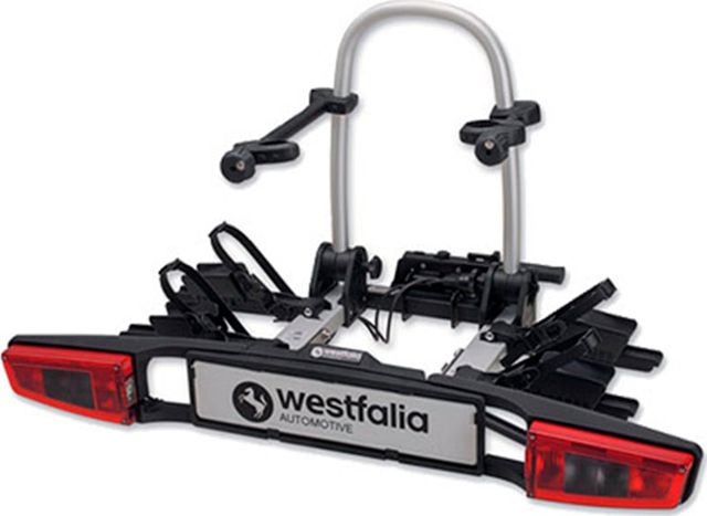Велоплатформа Westfalia Bikelander BC80 Led на фаркоп для перевозки 2-х тяжелых велосипедов. Артикул 350050600001