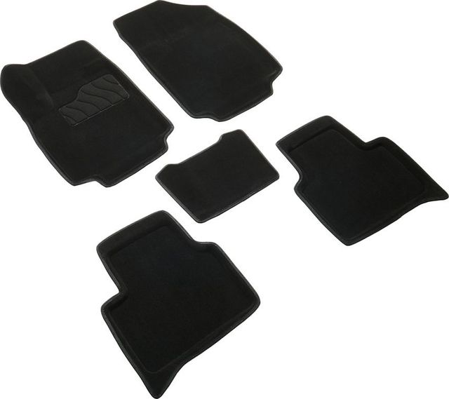 Коврики Seintex 3D ворсовые для салона Haval H3 2024-2026 ЧЕРНЫЕ. Артикул 316774