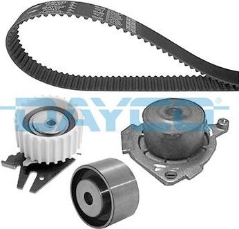 Помпа (водяной насос) с комплектом ремня ГРМ Dayco для Fiat Marea 1996-2003. Артикул KTBWP3120