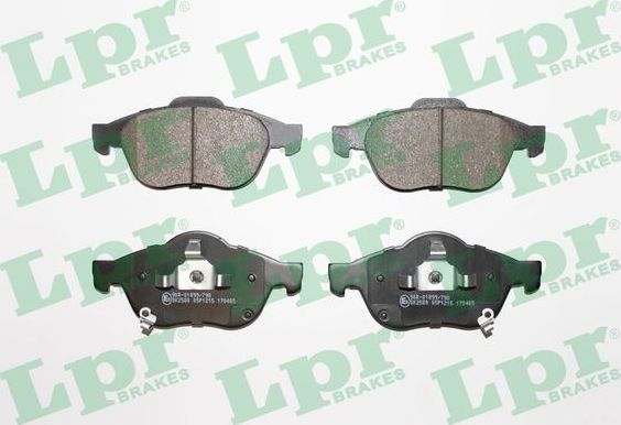 Тормозные колодки LPR. Артикул 05P1215