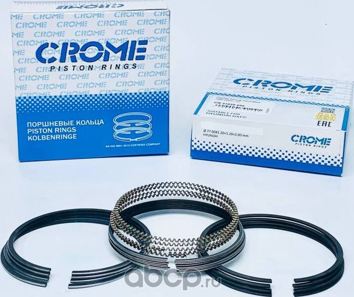 Комплект поршневых колец +050 G4FC (Crome). Артикул CR31039050