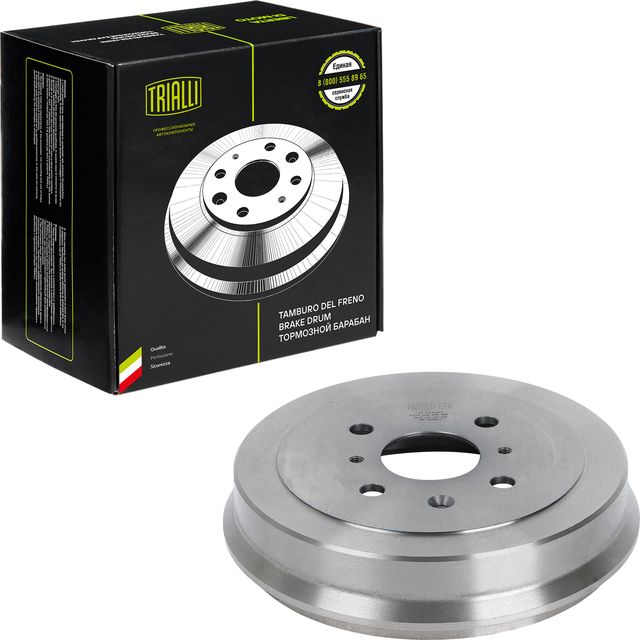 Тормозной барабан Trialli задний для Citroen C1 I 2005-2014. Артикул TF 534244
