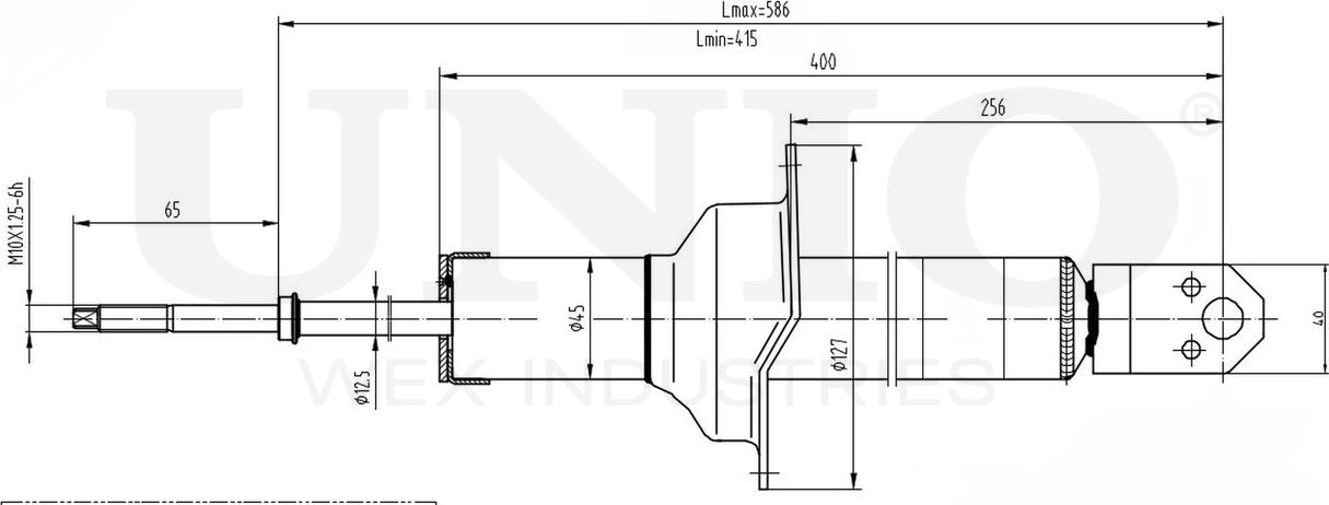 Амортизатор подвески (Unio). Артикул SAB-10525