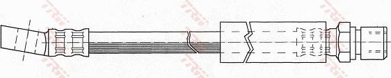 Тормозной шланг TRW. Артикул PHD227